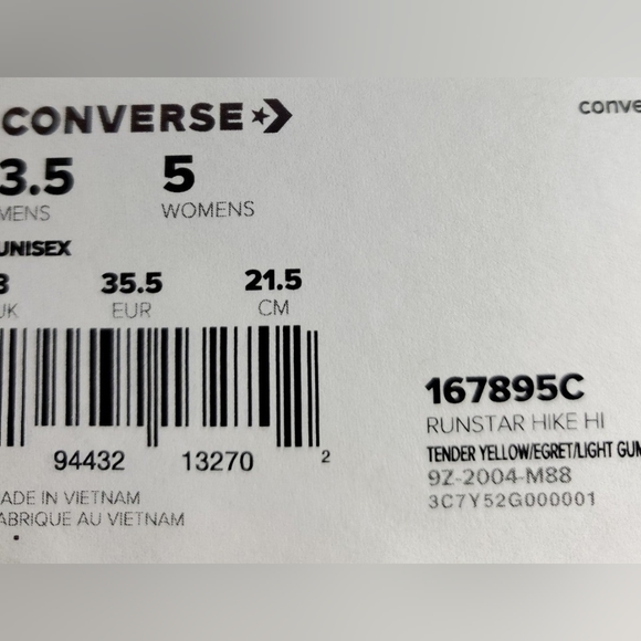 Converse  Run Star Hike Hi “Twisted Resort” Platform Unisex  /167895c - Picture 13 of 14